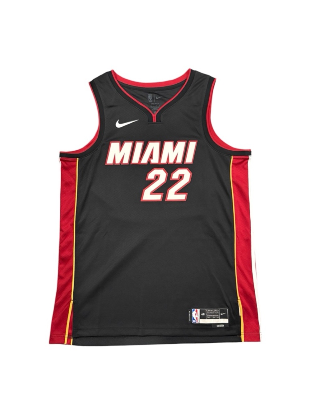 Men’s L Nike NBA Miami Heat Jimmy Butler Heat Icon Edition 2020 Swingman Jersey